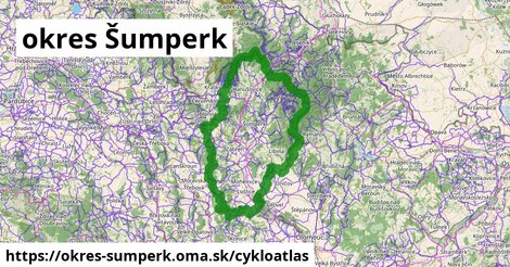 ikona okres Šumperk: 929 km trás cykloatlas v okres-sumperk
