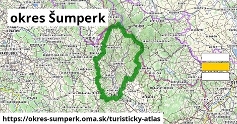 ikona okres Šumperk: 1 292 km trás turisticky-atlas v okres-sumperk