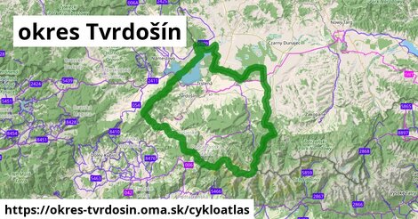 ikona Cyklo cykloatlas v okres-tvrdosin