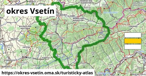 ikona okres Vsetín: 0 m trás turisticky-atlas v okres-vsetin