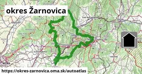 ikona Mapa autoatlas v okres-zarnovica