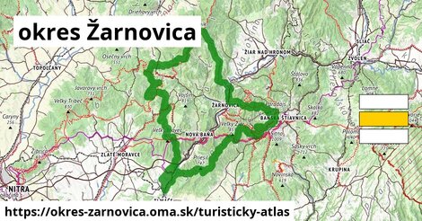 ikona Turistická mapa turisticky-atlas v okres-zarnovica