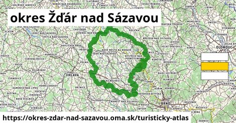 ikona Turistická mapa turisticky-atlas v okres-zdar-nad-sazavou