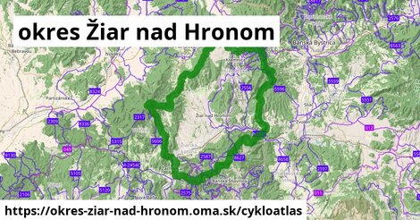 ikona Cyklo cykloatlas v okres-ziar-nad-hronom