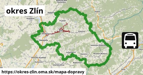 ikona Mapa dopravy mapa-dopravy v okres-zlin