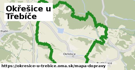 ikona Okřešice u Třebíče: 0 m trás mapa-dopravy v okresice-u-trebice