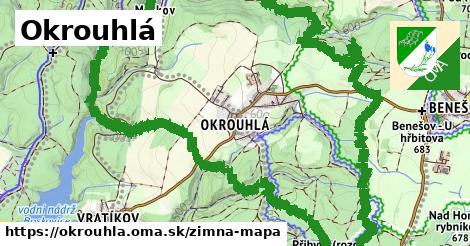 ikona Zimná mapa zimna-mapa v okrouhla