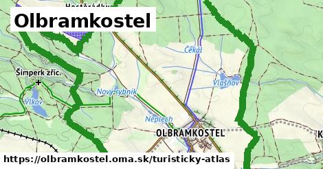 ikona Turistická mapa turisticky-atlas v olbramkostel