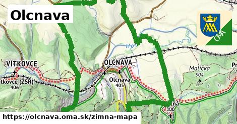 ikona Zimná mapa zimna-mapa v olcnava