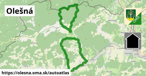 ikona Mapa autoatlas v olesna