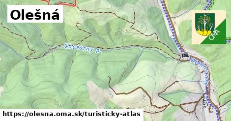 ikona Turistická mapa turisticky-atlas v olesna