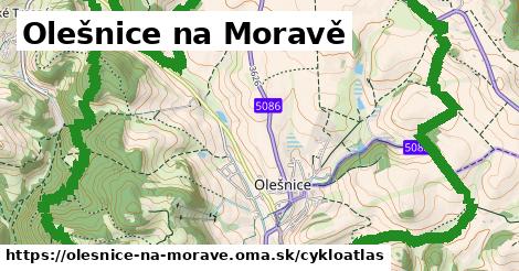 ikona Olešnice na Moravě: 8,8 km trás cykloatlas v olesnice-na-morave