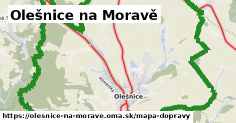 ikona Mapa dopravy mapa-dopravy v olesnice-na-morave