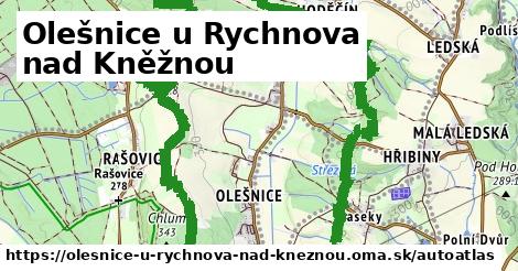 ikona Mapa autoatlas v olesnice-u-rychnova-nad-kneznou
