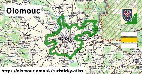 ikona Turistická mapa turisticky-atlas v olomouc