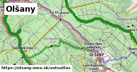 ikona Mapa autoatlas v olsany