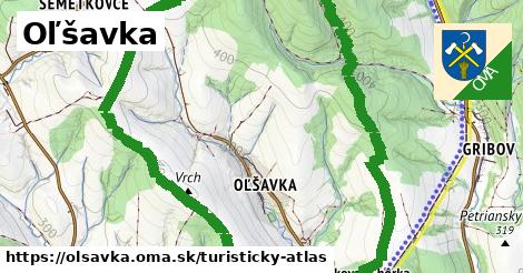 ikona Turistická mapa turisticky-atlas v olsavka