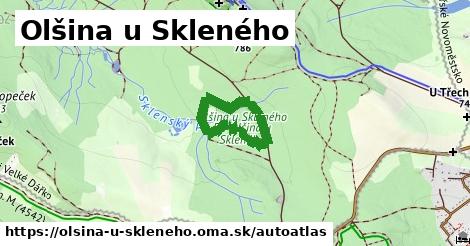 ulice v Olšina u Skleného