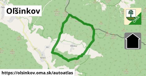 ikona Mapa autoatlas v olsinkov