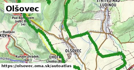 ikona Mapa autoatlas v olsovec