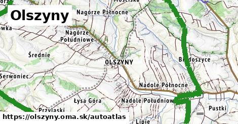 ikona Mapa autoatlas v olszyny