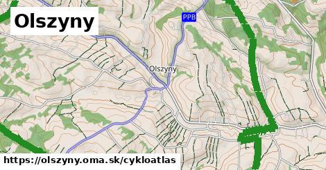 ikona Olszyny: 7,7 km trás cykloatlas v olszyny