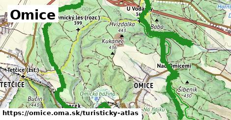 ikona Turistická mapa turisticky-atlas v omice