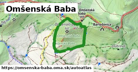 ikona Mapa autoatlas v omsenska-baba