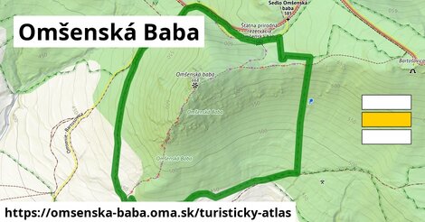 ikona Turistická mapa turisticky-atlas v omsenska-baba