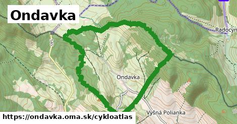 ikona Cyklo cykloatlas v ondavka