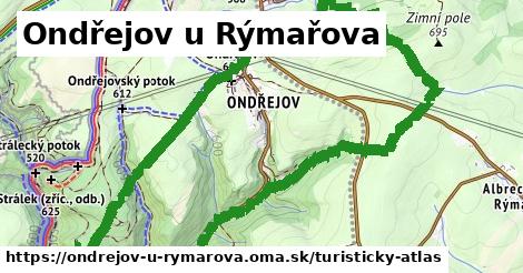 ikona Turistická mapa turisticky-atlas v ondrejov-u-rymarova