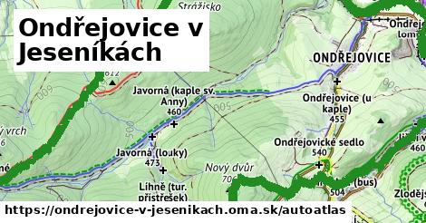 ikona Mapa autoatlas v ondrejovice-v-jesenikach