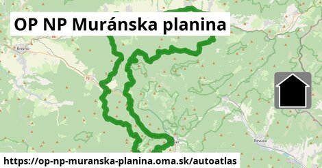 ulice v OP NP Muránska planina