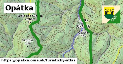 ikona Turistická mapa turisticky-atlas v opatka