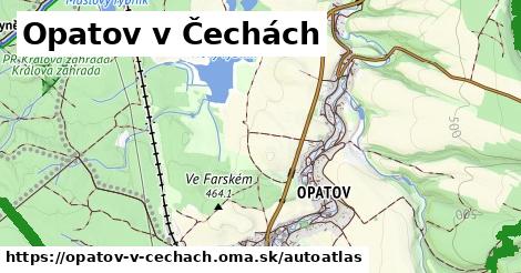 ikona Mapa autoatlas v opatov-v-cechach