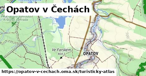 ikona Opatov v Čechách: 0 m trás turisticky-atlas v opatov-v-cechach