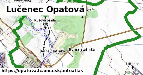 ulice v Lučenec Opatová