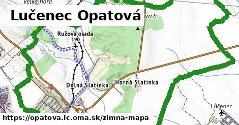 ikona Lučenec Opatová: 0 m trás zimna-mapa v opatova.lc