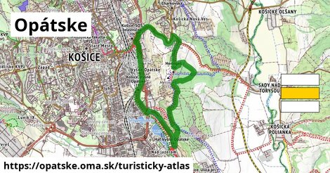 ikona Turistická mapa turisticky-atlas v opatske