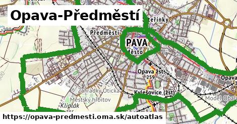 ikona Mapa autoatlas v opava-predmesti