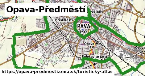 ikona Turistická mapa turisticky-atlas v opava-predmesti