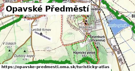 ikona Turistická mapa turisticky-atlas v opavske-predmesti