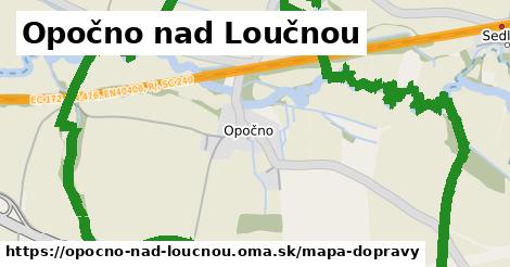 ikona Opočno nad Loučnou: 19 km trás mapa-dopravy v opocno-nad-loucnou