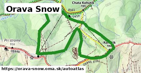 ikona Mapa autoatlas v orava-snow