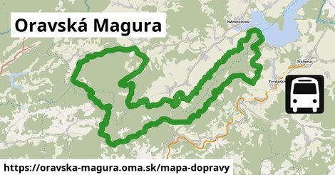 ikona Mapa dopravy mapa-dopravy v oravska-magura