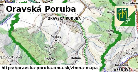 ikona Zimná mapa zimna-mapa v oravska-poruba