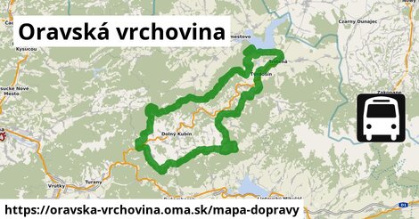 ikona Mapa dopravy mapa-dopravy v oravska-vrchovina