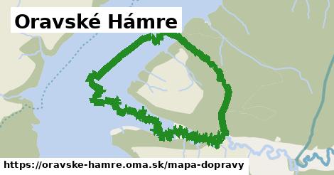 ikona Oravské Hámre: 0 m trás mapa-dopravy v oravske-hamre