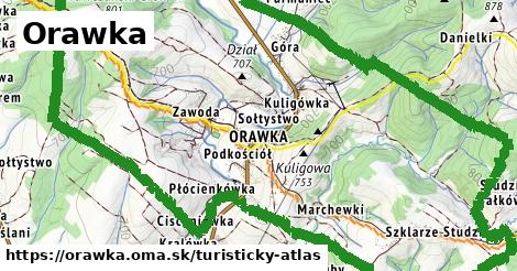 ikona Turistická mapa turisticky-atlas v orawka