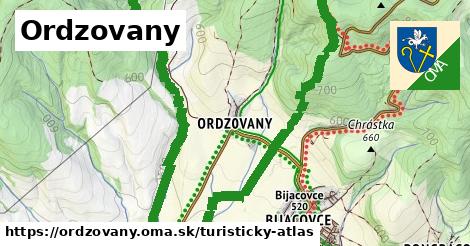 ikona Turistická mapa turisticky-atlas v ordzovany